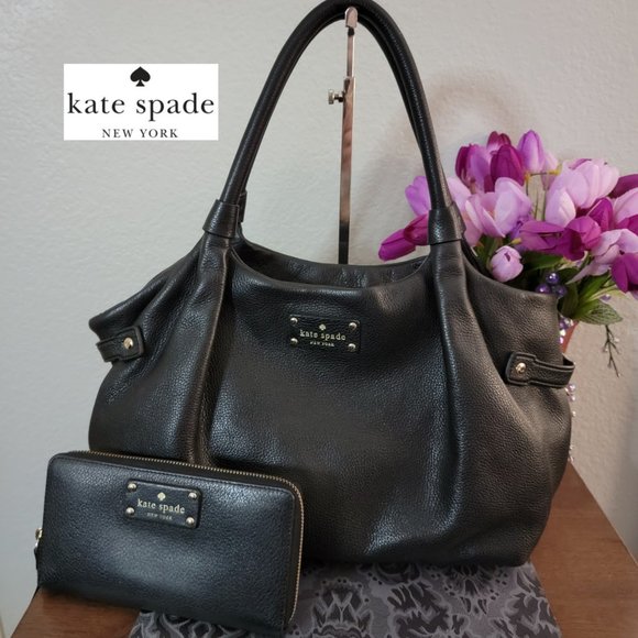 kate spade Handbags - Kate Spade classic leather bag and Wallet Combo